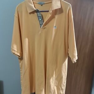 Burberry Orange Polo Shirt Classic Short-Sleeved Design
